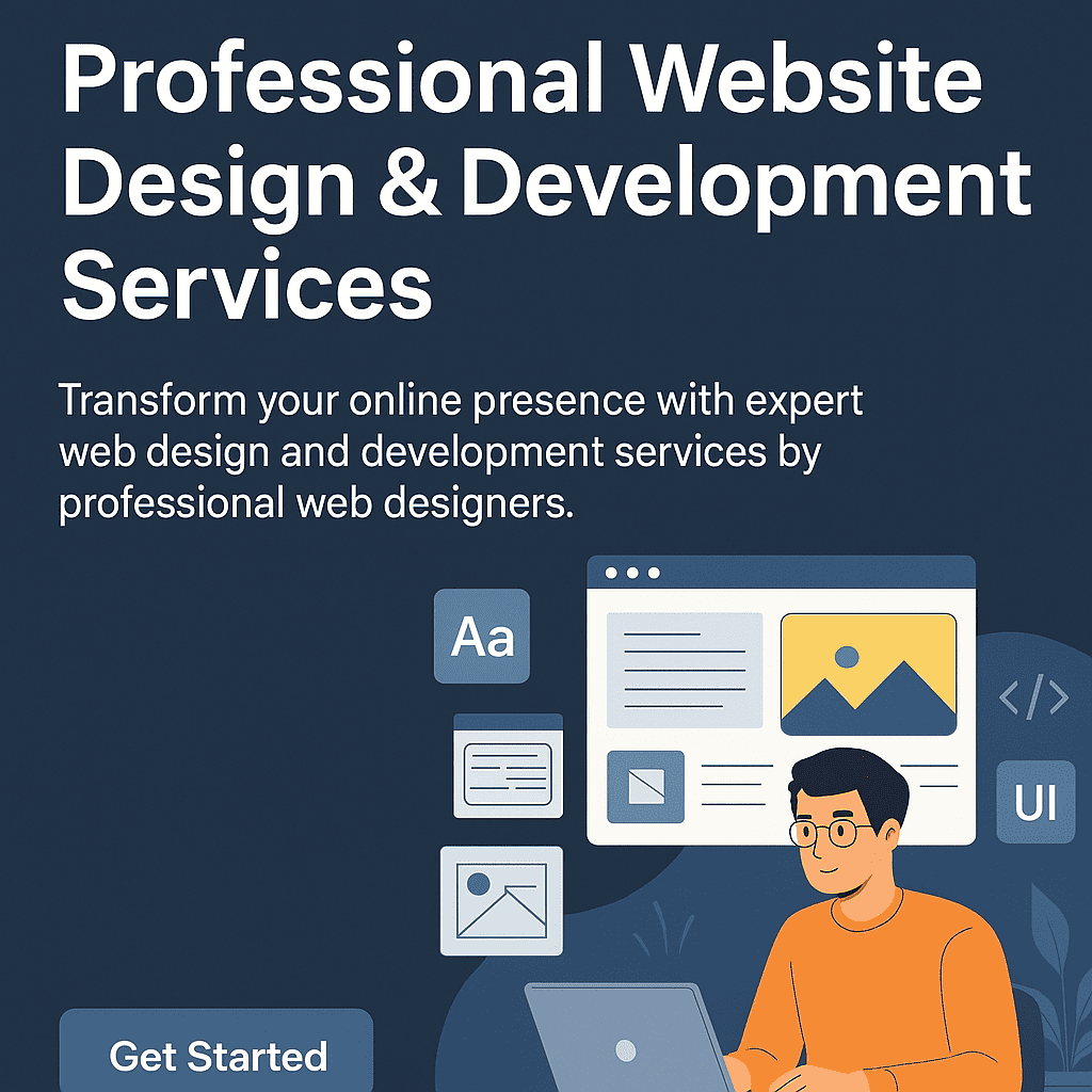 Professional Website Design and Development Services in India